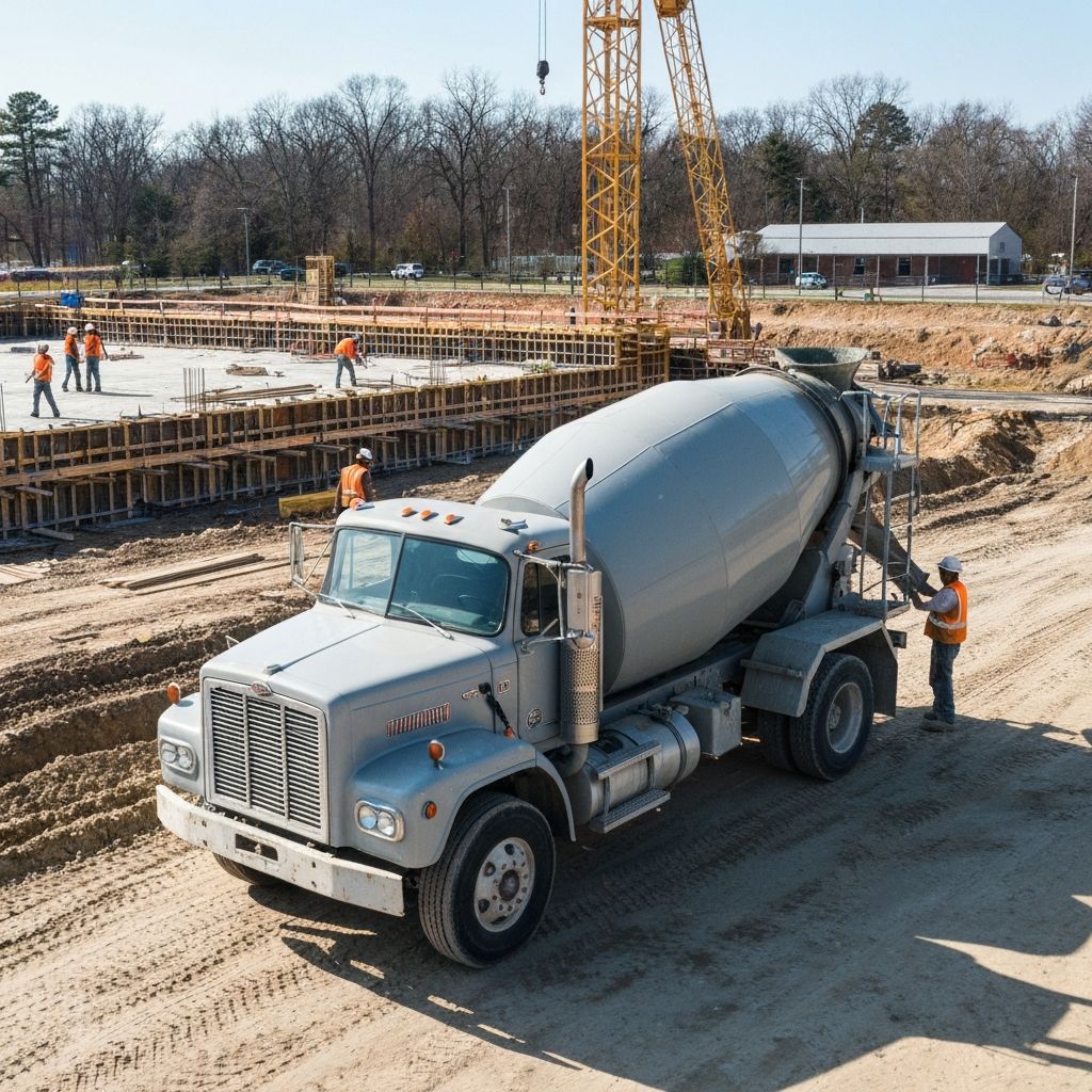Camion betonniere construction
