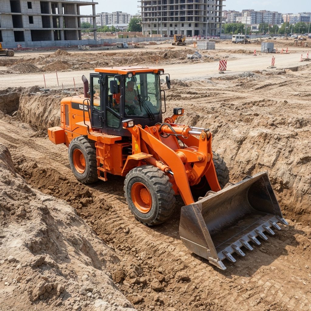 Chargeuse frontale pour construction