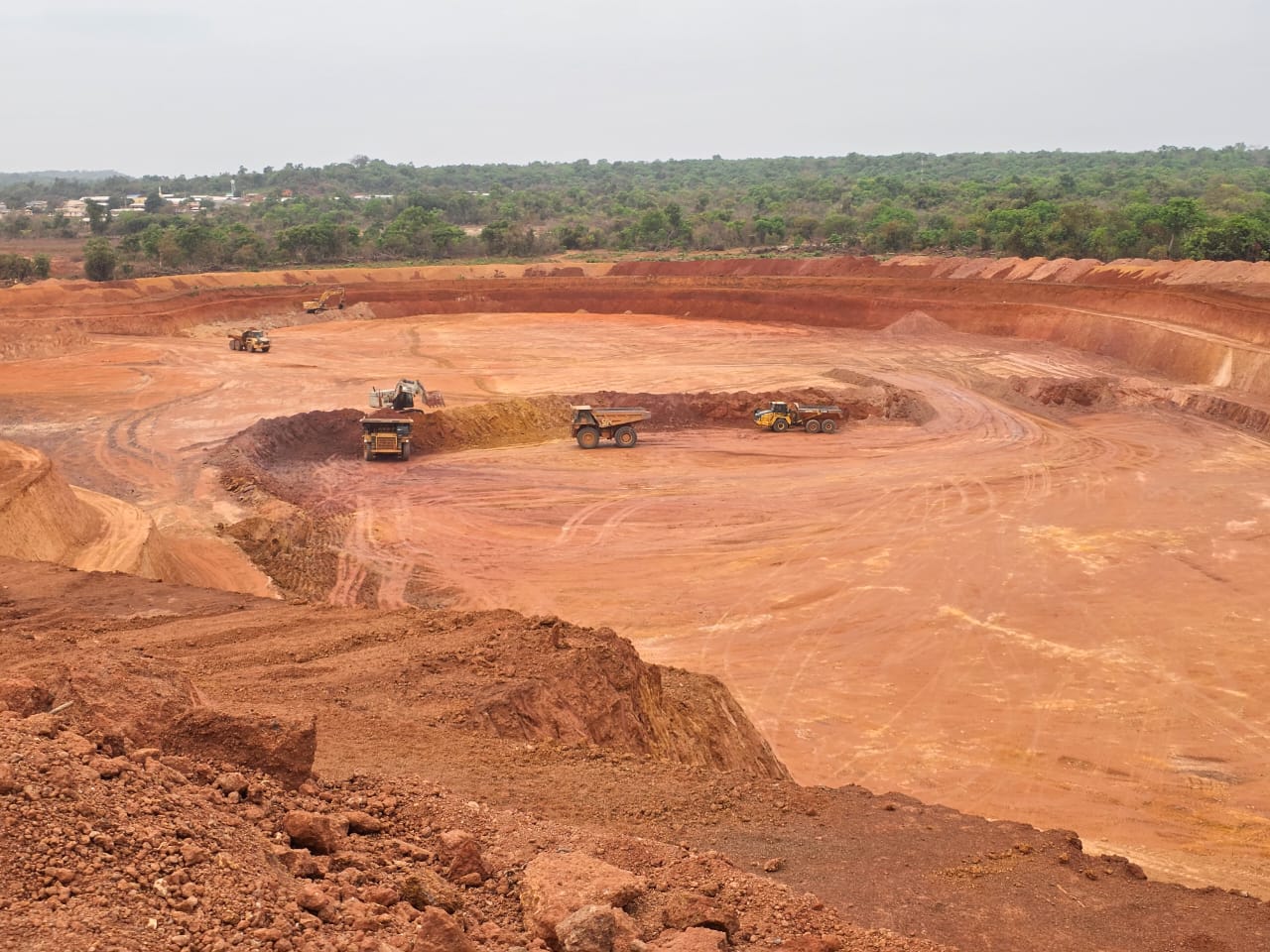 Extension de l'installation de stockage des residus - Mine de Loulo