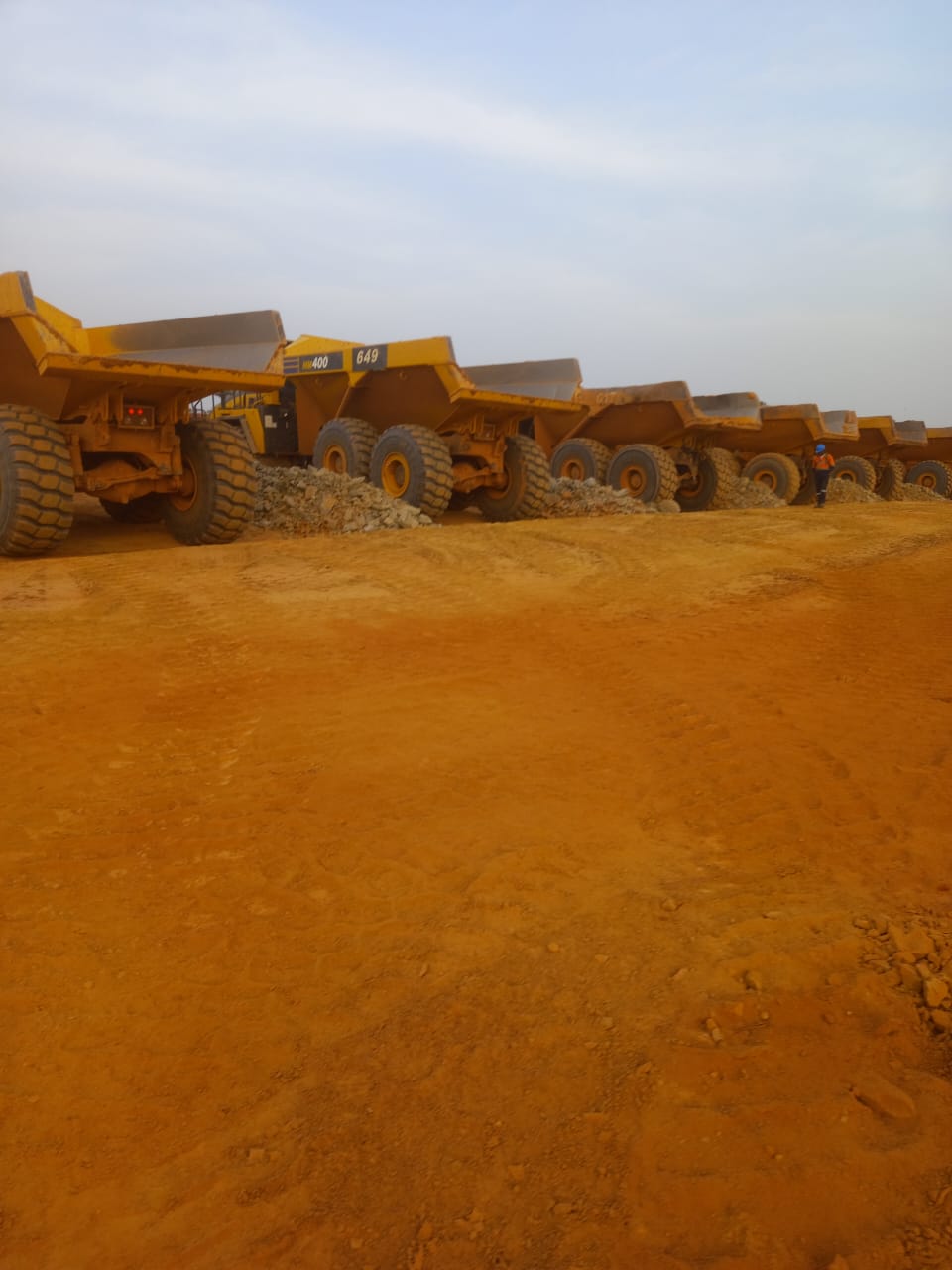 Construction du nouveau camp de Kobada